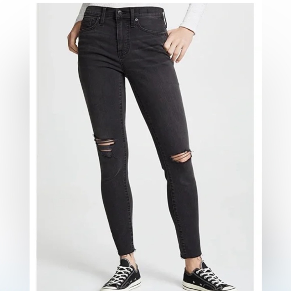 Madewell Ripped Black Jeans